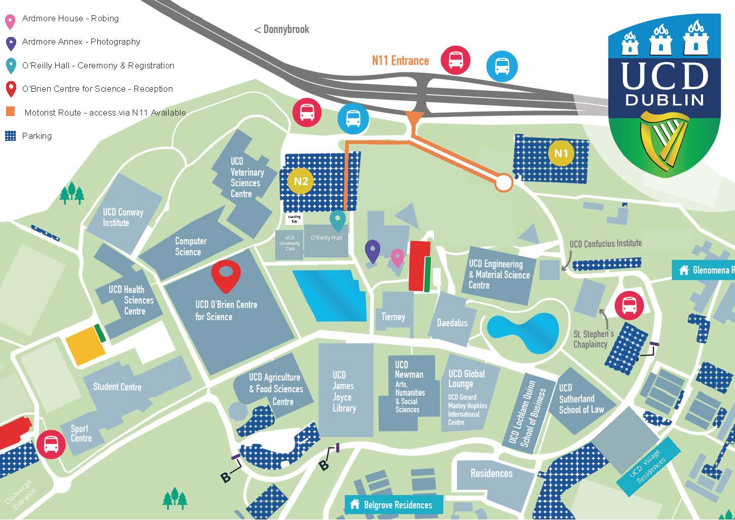 UCD Campus Map